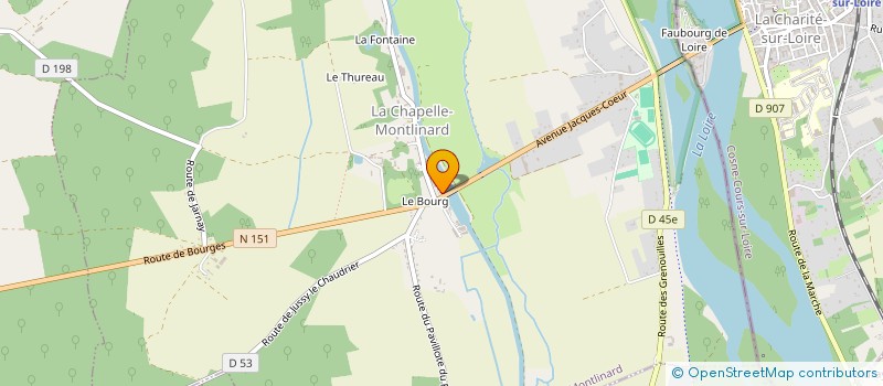 localisation de l'entreprise OURS&CIE  LA CHAPELLE-MONTLINARD