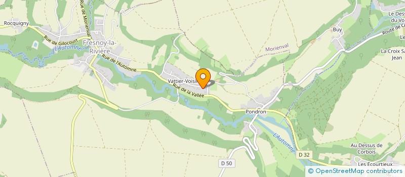 localisation de l'entreprise OURS ELEC  FRESNOY-LA-RIVIERE