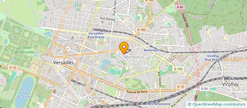 localisation de l'entreprise OURS PIERRE à VERSAILLES