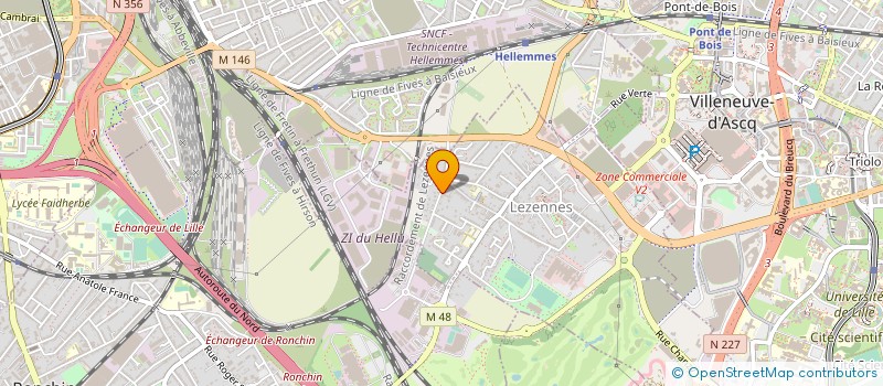 localisation de l'entreprise OURS SAMPLUS à LILLE