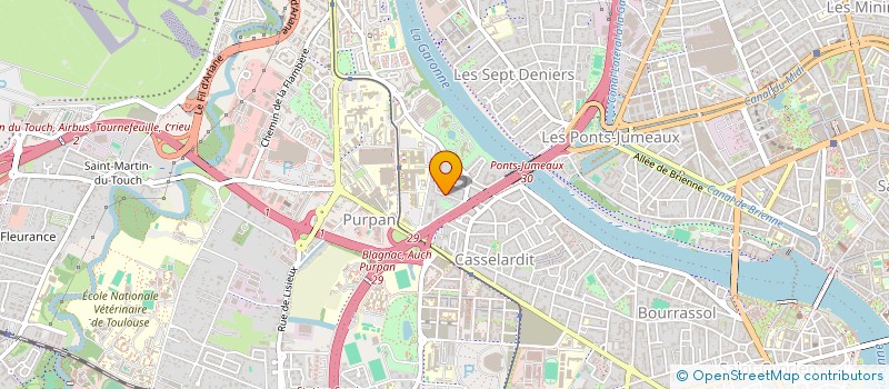 localisation de l'entreprise OURSAS à TOULOUSE