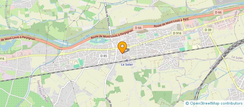 localisation de l'entreprise OURSIN  LE SOLER