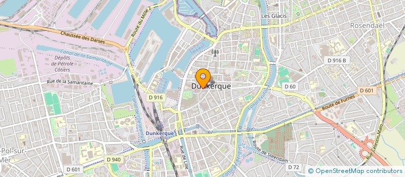localisation de l'entreprise OURSONNE à DUNKERQUE