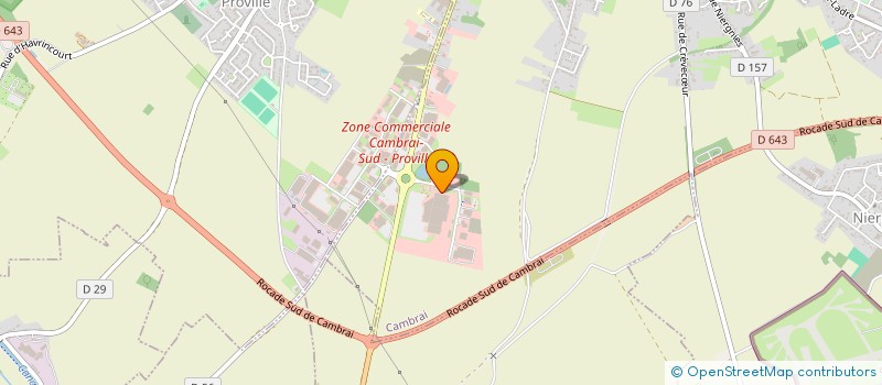 localisation de l'entreprise OURSUN à CAMBRAI