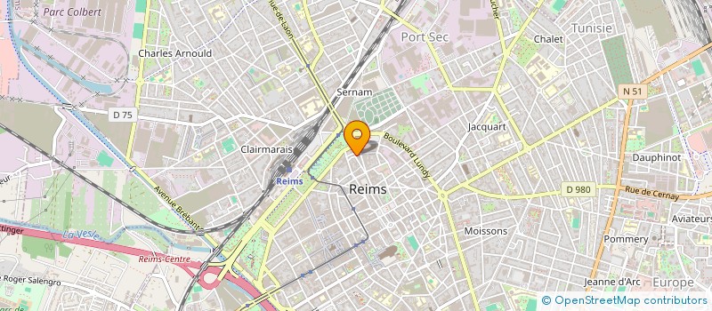 localisation de l'entreprise OUSMAN DESIGN  REIMS