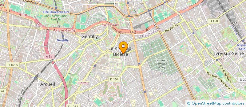 localisation de l'entreprise OUSOFT à LE KREMLIN-BICETRE
