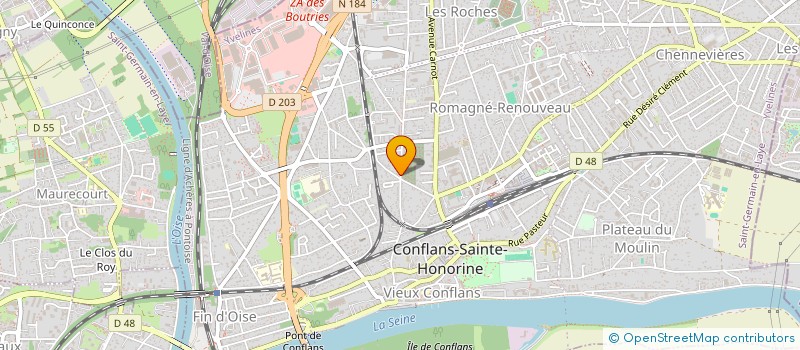 localisation de l'entreprise OUSS BARBER  CONFLANS-SAINTE-HONORINE