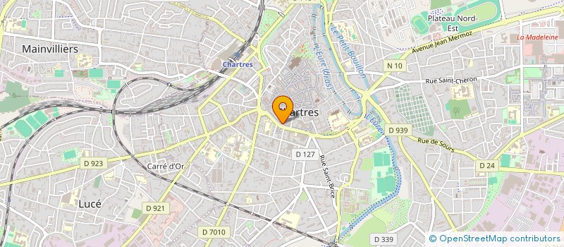 localisation de l'entreprise OUSS COIFF à CHARTRES