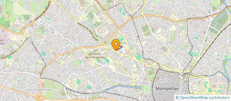 localisation de l'entreprise OUSSAA ELEC à MONTPELLIER