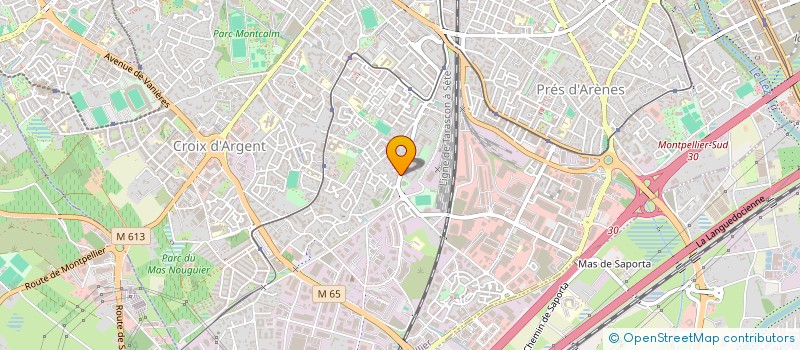 localisation de l'entreprise OUSSET à MONTPELLIER