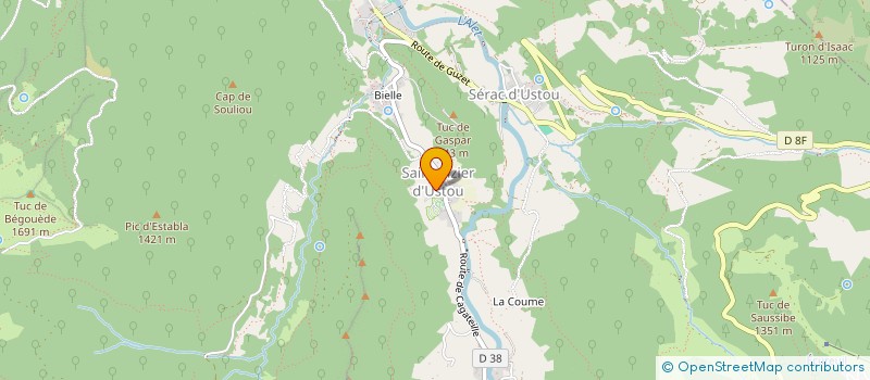 localisation de l'entreprise OUST ANIMATIONS à OUST