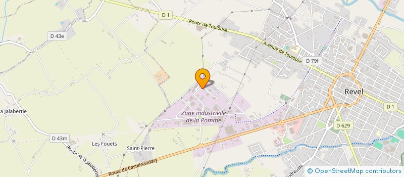 localisation de l'entreprise OUSTAL  REVEL