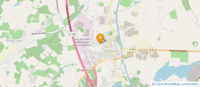 localisation de l'entreprise OUSTAL PROMOTION  DAMAZAN