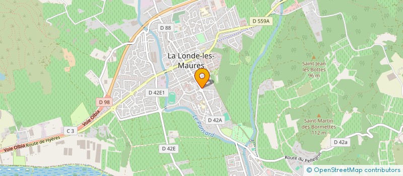 localisation de l'entreprise OUSTAOU FABRE  LA LONDE-LES-MAURES