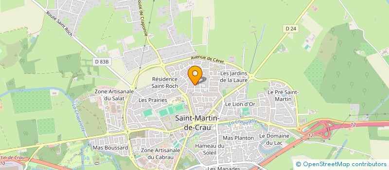localisation de l'entreprise OUSTAU MERAE à SAINT-MARTIN-DE-CRAU