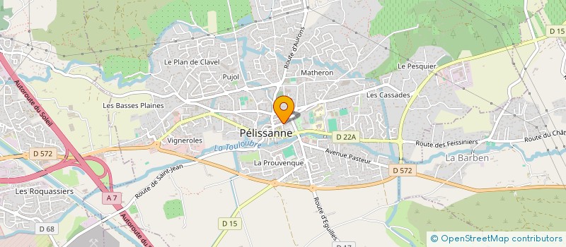 localisation de l'entreprise OUSTAU NAIS  PELISSANNE