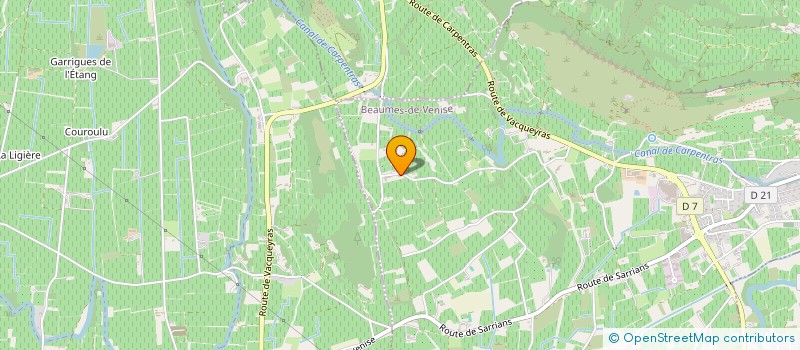 localisation de l'entreprise OUSTAUS DE COSTEBELLE  BEAUMES-DE-VENISE