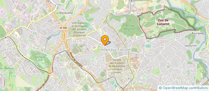 localisation de l'entreprise OUSTE ANASTASIE! à MONTPELLIER