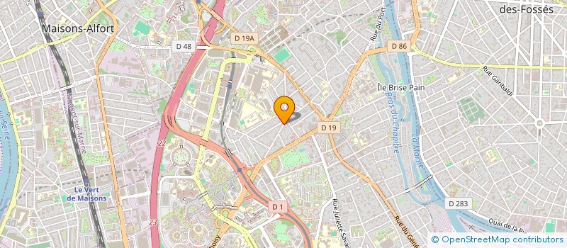 localisation de l'entreprise OUT à CRETEIL