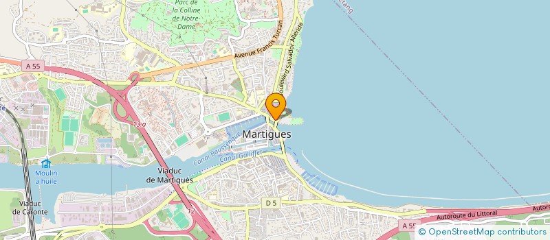 localisation de l'entreprise OUT CAST SARL  MARTIGUES