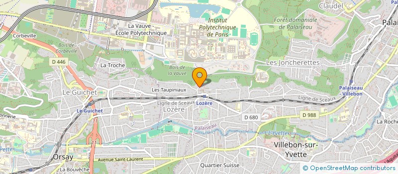 localisation de l'entreprise OUT & IN SIDE à PALAISEAU