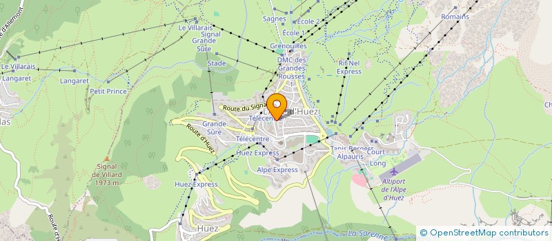 localisation de l'entreprise OUTA  HUEZ