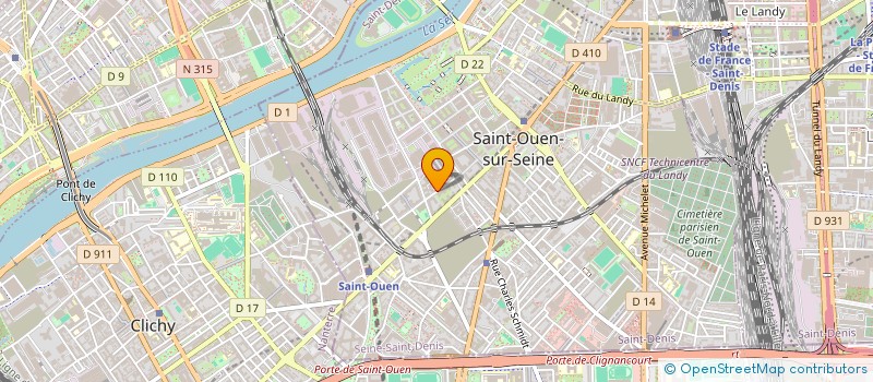 localisation de l'entreprise OUTALMA HOLDING à SAINT-OUEN-SUR-SEINE