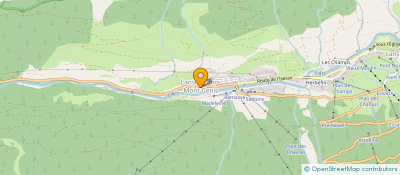 localisation de l'entreprise OUTAVAL à VAL-CENIS