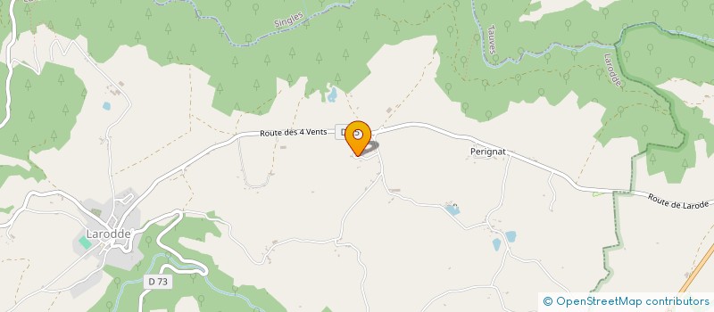 localisation de l'entreprise OUTBACK SERVICES & HORSES  LARODDE