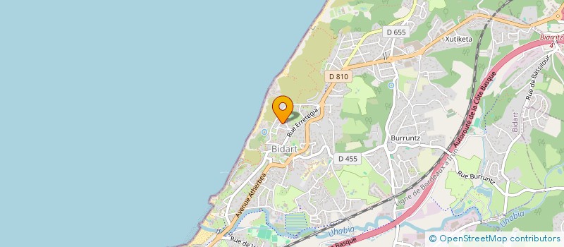 localisation de l'entreprise OUTBOUNDARY à BIDART