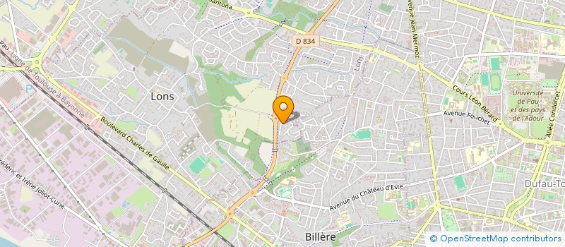 localisation de l'entreprise OUTCH à LONS