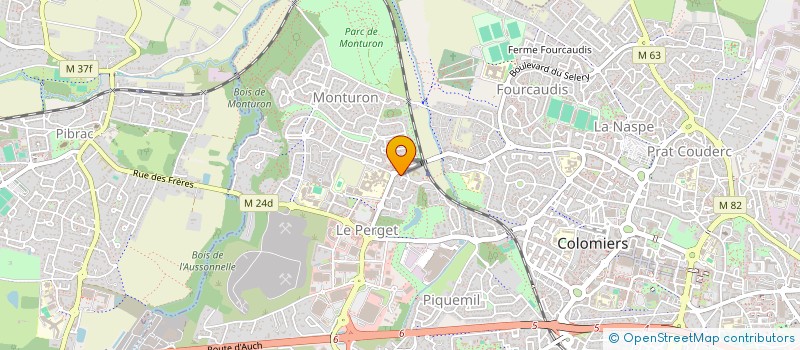 localisation de l'entreprise OUTCHOU à COLOMIERS