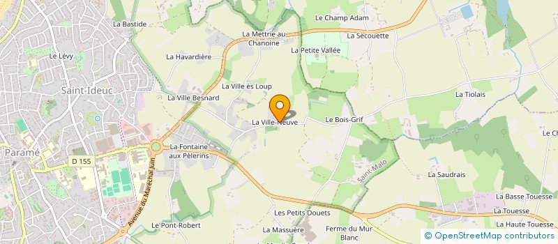 localisation de l'entreprise OUTCOME à SAINT-MALO