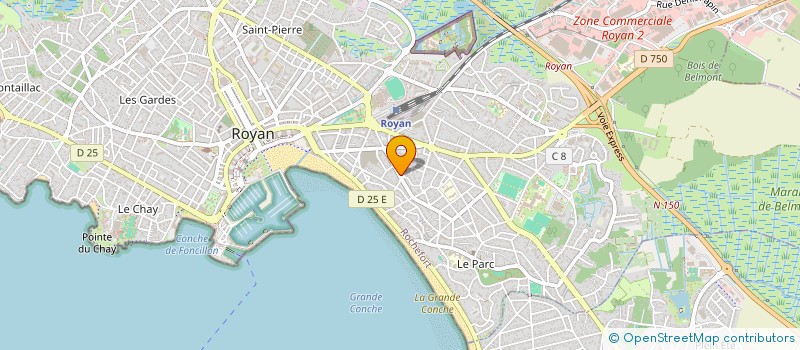 localisation de l'entreprise OUTDOO à ROYAN