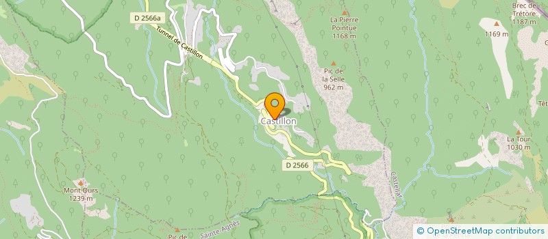 localisation de l'entreprise OUTDOOR AVENTURE  CASTILLON