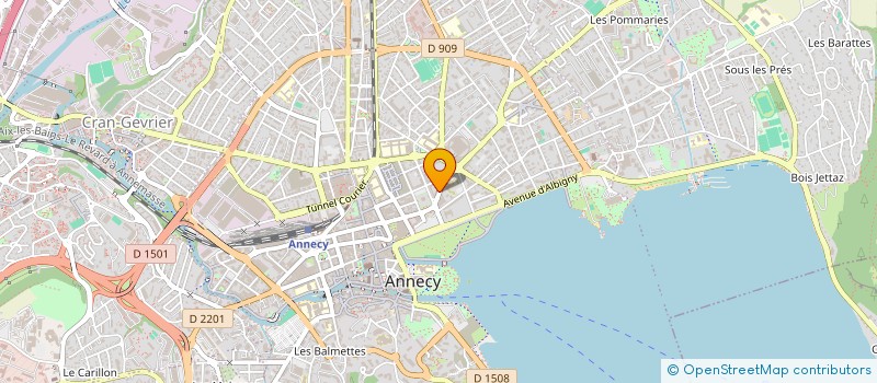 localisation de l'entreprise OUTDOOR KIDS à ANNECY