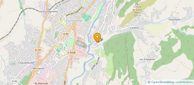 localisation de l'entreprise OUTDOOR MEDIA  GAP