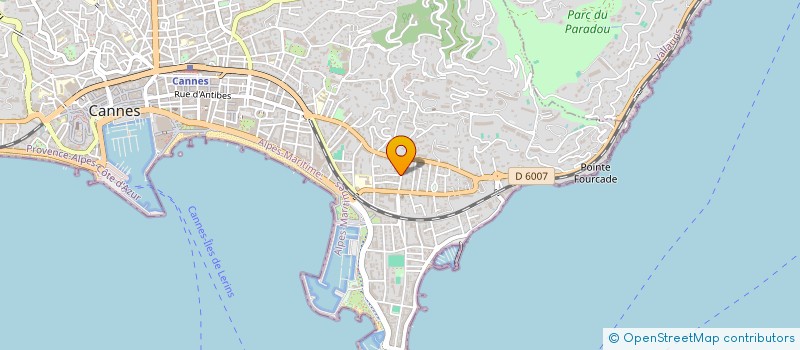 localisation de l'entreprise OUTDOOR PRO SHOP DISTRIBUTION  CANNES