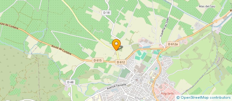 localisation de l'entreprise OUTDOORS EVENTS  THUIR