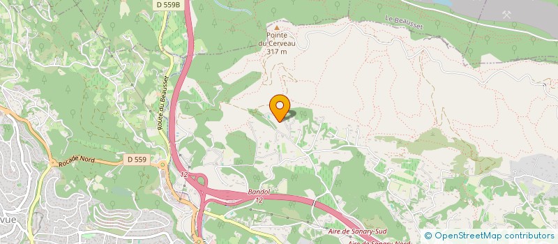 localisation de l'entreprise OUTFIT à SANARY-SUR-MER