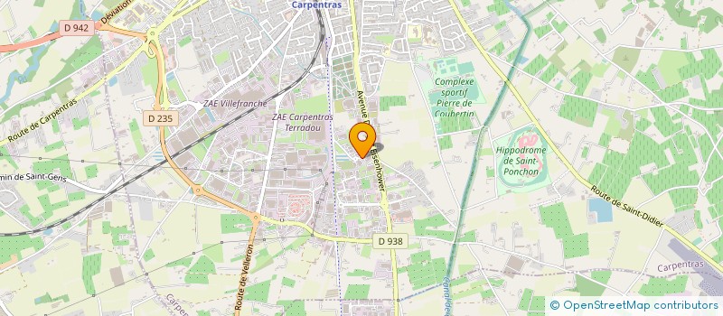 localisation de l'entreprise OUTFITBOOK  CARPENTRAS