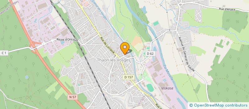 localisation de l'entreprise OUTIL EN MAIN THAON LES VOSGES  THAON-LES-VOSGES