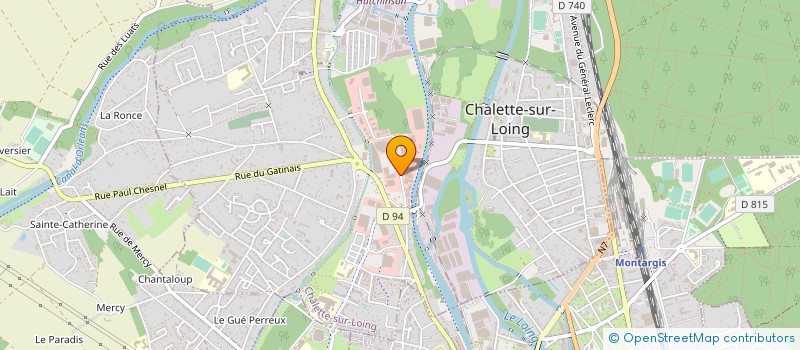 localisation de l'entreprise OUTILLAGE ET MATERIEL DU GATINAIS à CHALETTE-SUR-LOING