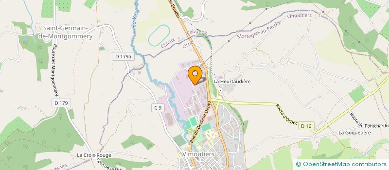 localisation de l'entreprise OUTILLAGE MAINTENANCE DE VIMOUTIERS à VIMOUTIERS