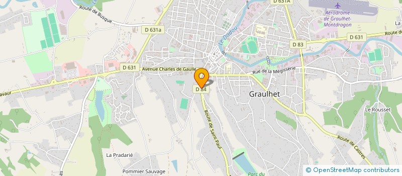 localisation de l'entreprise OUTILLAGE MECANIQUE DU SUD OUEST à GRAULHET