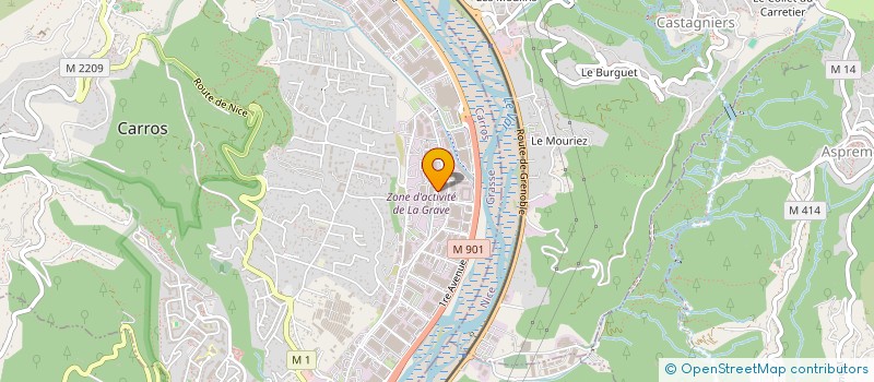 localisation de l'entreprise OUTILLAGE-PRO à CARROS