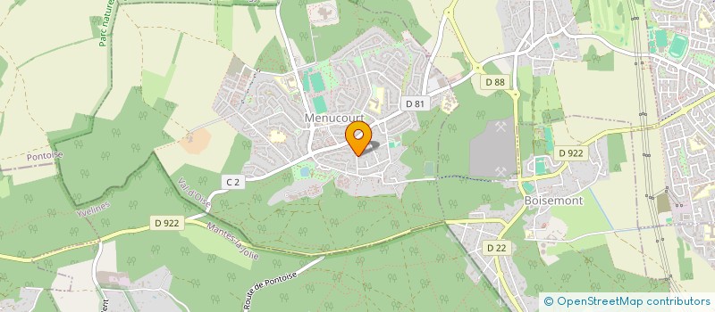 localisation de l'entreprise OUTILLAGES L R  MENUCOURT