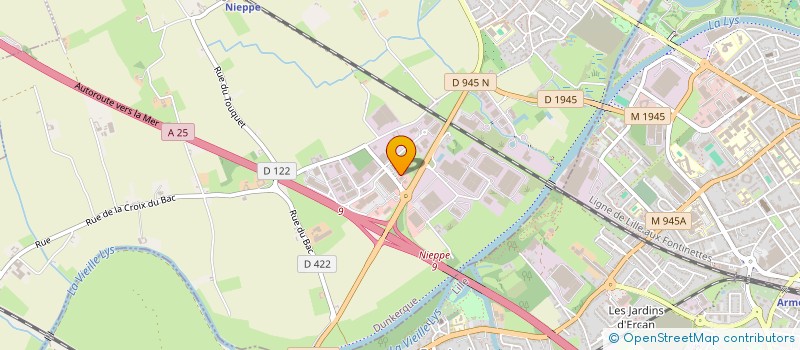 localisation de l'entreprise OUTILS BOIS SERVICE  NIEPPE