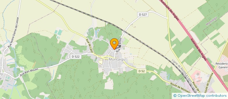 localisation de l'entreprise OUTILS EXPERT à MONTAIGU