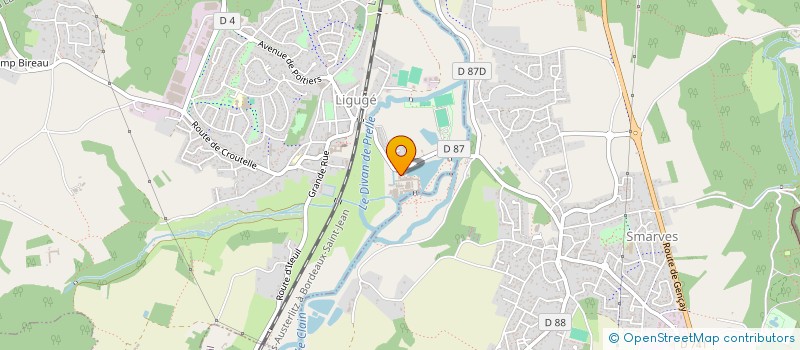 localisation de l'entreprise OUTILS PERROT MANUFACTURE  LIGUGE